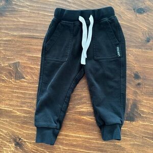 EUC Little Bipsy Black Jogger Sweatpants 18-24